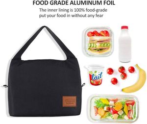 <b>Lunch</b> Bags for Women <b>Insulated</b> Lunchbox Tote Bag Food Cooler <b>Box</b> Adult Men Polyester - Product Image 4
