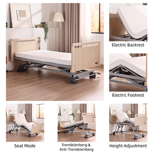 <span class=keywords><strong>Lit</strong></span> d'hôpital <span class=keywords><strong>électrique</strong></span> à 5 fonctions, lits <span class=keywords><strong>électrique</strong></span>s CE TUV IEC 60601, soins infirmiers pour patients alités, <span class=keywords><strong>lit</strong></span> médical pour soins à domicile - Product Image 2