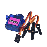 Mini servo analogique SG92R 9G (plastique et métal) 2,5 kg.cm pour FZ1468, moteur pour avion RC, hélicoptère, bateau - Jouets électriques