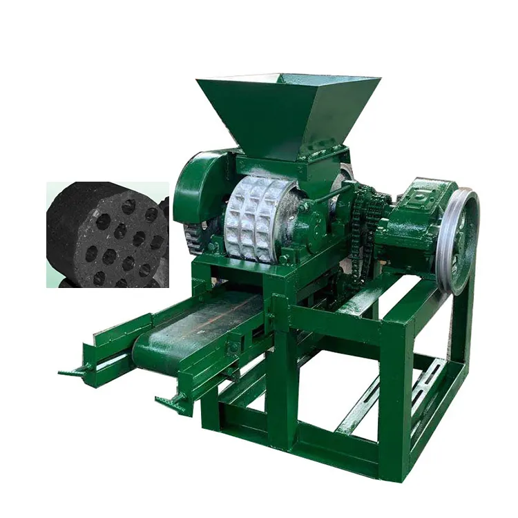 Mesin pembuat arang briket serbuk gergaji Harga terbaik untuk memasak mesin briket Log bahan bakar kayu biomassa