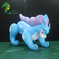 Lobo Pokémon Inflable Gigante Personalizado, Juguetes de Dibujos Animados de Animales Inflables