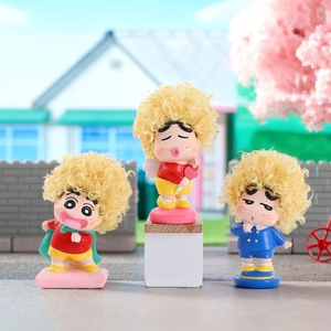 Figurine articulée Crayon Shin-chan <span class=keywords><strong>à</strong></span> <span class=keywords><strong>tête</strong></span> éclatante en résine, très populaire, mignonne, boîte surprise, cadeau pour 7-12 ans - Product Image 5