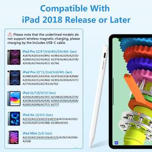 Rexiao <span class=keywords><strong>ปากกา</strong></span>สไตลัสสำหรับ iPad รุ่น9th และ10th พร้อมที่ชาร์จไร้สายแบบแม่เหล็กสำหรับ iPad (2018-2023) - Product Image 2