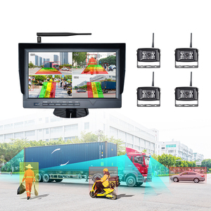 <span class=keywords><strong>Monitor</strong></span> inalámbrico IPS de 10 pulgadas 1024*600 con 4 cámaras de visión nocturna impermeables 720P para vehículos pesados - Product Image 4