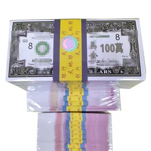 custom realistic quality australian canadian euros degradable banknote notes 20 100 1000 dollars bills filming prop money