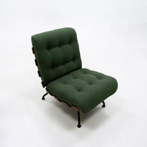 Sillón Minimalista para Negociaciones, Ocio, Hogar, Bar, Sala de Estar, Oficina en Casa, Hotel, Tapizado en Tela, Patas de Metal, Sofá Individual - Product Image 2