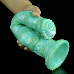 YOCY 12 inç savaş at Dildos kalın zırh düğüm Anal stimülatör yumuşak silikon hayvan Penis enayi seks oyuncak ile kadınlar için erkekler - Product Image 3