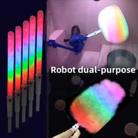 Bâtons lumineux LED en vrac, tubes en mousse RVB colorés, tubes lumineux de qualité alimentaire pour fêtes, Noël, anniversaires, mariages, marchés nocturnes