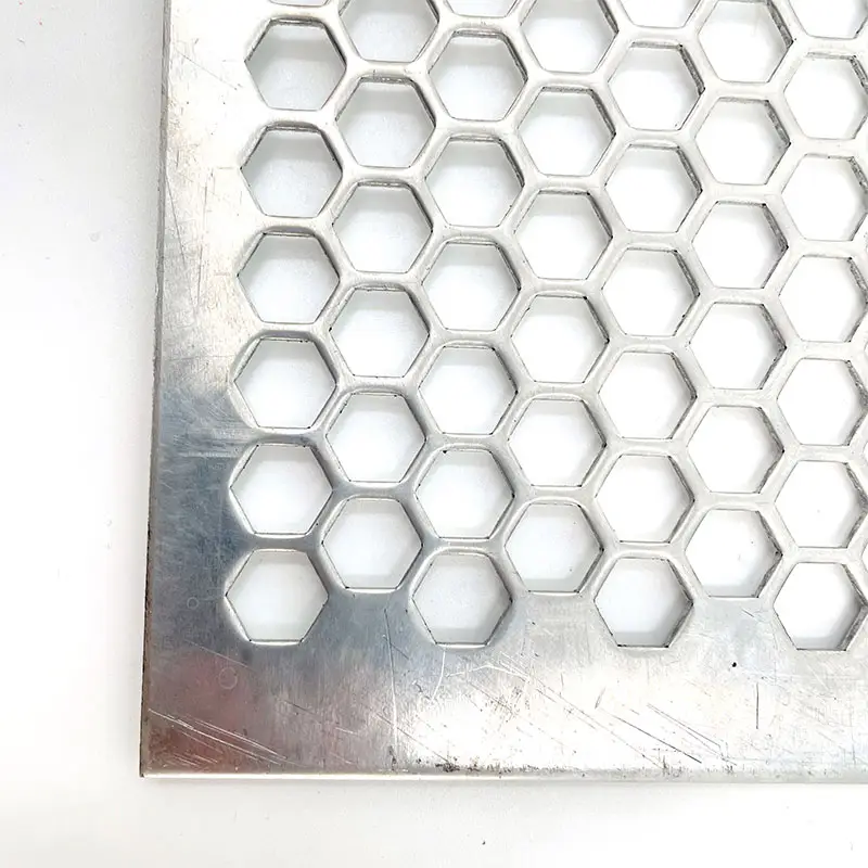 Acero inoxidable 0,5mm diámetro del agujero hoja de metal perforada