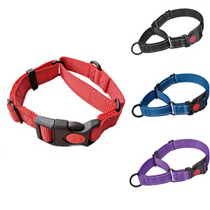 <span class=keywords><strong>Collar</strong></span> de Adiestramiento para Perros Greyhound de Doble Bucle Antiescape con Cierre de Seguridad, Sin Estrangulamiento - Product Image 1