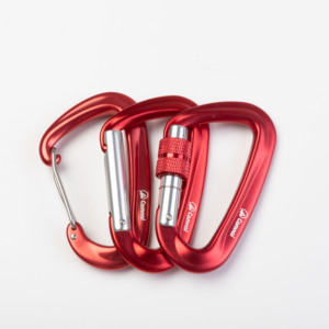 Mosquetón de aluminio Camnal CA-K9941 con resorte de alambre, gancho de seguridad, llavero en forma de <span class=keywords><strong>D</strong></span>, hebilla de alta resistencia para columpios y hamacas - Product Image 1