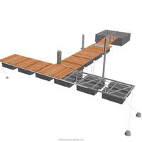 Pont de ponton flottant HDPE pour bateau-Durable résistant aux UV et à la corrosion pour les marinas et les jetées