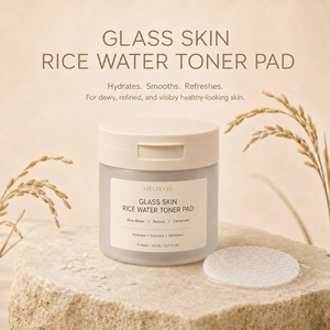 Pads Toniques à l'Eau de Riz Marque Blanche, Nettoyants Visage au Rétinol et Céramide, Hydratants Lissants Effet Peau de Verre, Soin de la Peau OEM ODM, 70 Tampons - Product Image 5