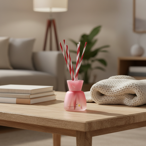 Ensemble de flacons diffuseurs vides en verre gaufré haut de gamme pour parfum, 60 ml, pour bureau et maison, collection 2022-2024, par le fabricant Hetras - Product Image 3