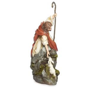 Figura Decorativa Navideña de Resina, Hecha a Mano, Realista, Pintada a Mano, Religiosa, Católica, de Jesucristo y Ángel - Product Image 5