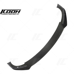 Icooh ชุดไฟเบอร์คาร์บอนไฟเบอร์สำหรับรถแข่งชุดกันชนหน้าตัวแยกขอบสำหรับ <span class=keywords><strong>Tesla</strong></span> รุ่น <span class=keywords><strong>S</strong></span> 2021-2022 - Product Image 3