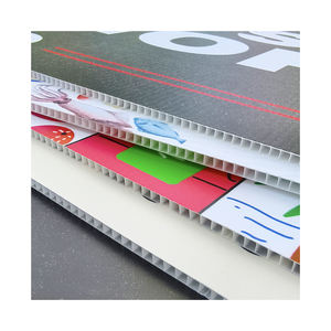 卸売カスタム広告防水リサイクル可能なデジタル印刷ハニカムボードプラスチックヤードサインHステークス付き - Product Image 6