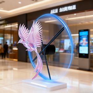 Ventilador Holográfico 3D RAYBO para Olhos Nus, Projetor LED de Alta Brilho para Publicidade em Lojas de Varejo - Product Image 4