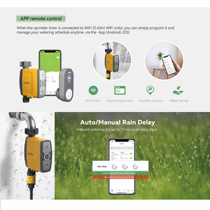 Thông minh mini kỹ thuật số thủy lợi hẹn giờ điều khiển tự động <span class=keywords><strong>LCD</strong></span> ngoài trời Vườn nước hẹn giờ với mưa chức năng trì hoãn - Product Image 4