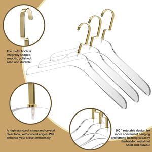 Custom logo Luxury Jeans Pants Fur Clothing Hangers Clips Garment Black Rose Gold Silver Gold <b>Plastic</b> Hangers for Clothes Store - Product Image 2