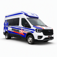 Ambulances électriques Ford V363 V362 ABS PVC, véhicules médicaux, fourgonnettes d'ambulance, voitures d'ambulance de secours d'urgence