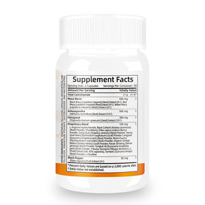 Suplemento personalizado de alholva de raíz de Ashwagandha Maca con Tongkat Ali Ginseng mejora la energía cápsulas de raíz de Maca - Product Image 5