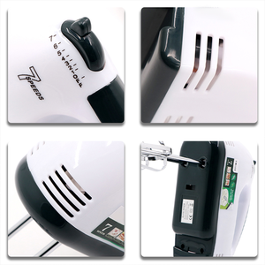 Batidora Eléctrica de Mano, Batidora de Cocina, Batidor Espiral, Batidor de Huevos, Batidora Eléctrica de Mano para Masa de Crema, Soporte para Batidora Eléctrica, Mezcladora de Alimentos para Hornear Pasteles - Product Image 2