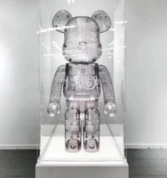 Nouveau Design ours brique Art Collection Action 28cm personnalisé Animal Bearbrick Figure Statue