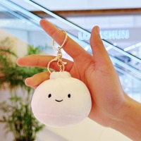 Dumpling Plüsch Weicher Leichter Schlüsselanhänger Kreativer Niedlicher Taschenanhänger für Paare