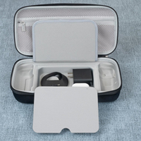 Étui de transport portable personnalisé pour console de jeu, étui EVA étanche et antichoc avec emplacements pour cartes de jeu, sac de rangement de voyage pour câbles
