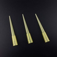 Pipettes micro graduées en plastique de laboratoire 200 µl 1000 µl avec embouts