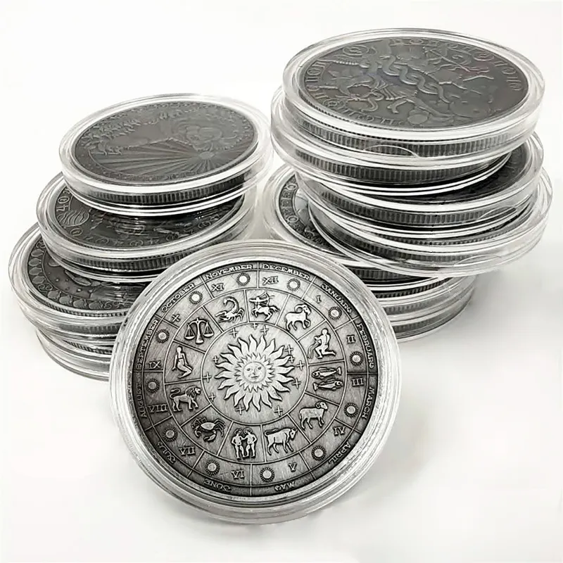 공장 가격 사용자 정의 금속 동전 3D 블랙 니켈 도금 도전 동전 수집