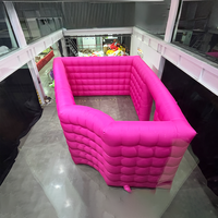 Cabine photo gonflable personnalisée avec éclairage LED, étanche, durable, installation facile, couleur et taille personnalisables