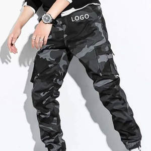 Joggers personalizados para hombre, pantalones <span class=keywords><strong>de</strong></span> camuflaje para hombre, pantalones cargo con múltiples bolsillos - Product Image 5