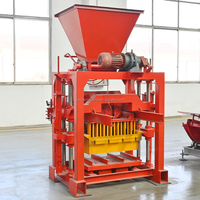 Machine automatique de fabrication de blocs de béton QTJ 4-35, machines à fabriquer des blocs, Royaume-Uni, Afrique, machines à fabriquer des blocs bon marché