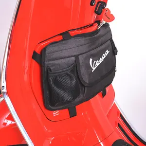 Bolsas de almacenamiento impermeables para motocicleta, GTS, LX, LXV, Sprint, Primavera, 50, 125, 250, 300, 300ie, en negro, con bolsillo