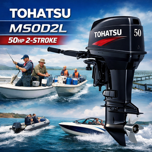 Nouveau moteur Tohatsu 50HP M50D2L à essence 2 temps pour bateaux de pêche et petits bateaux de transport - Product Image 5