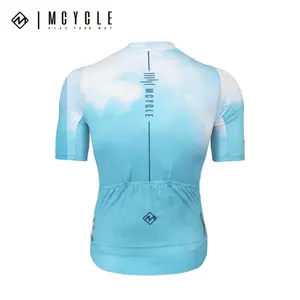 Nouvel arrivage de maillots de cyclisme pour vtt design vêtements personnalisés à manches courtes pour l'été vêtements de cyclisme de montagne