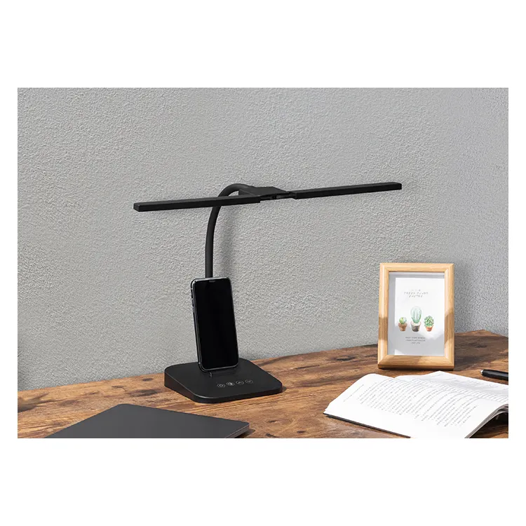 Multi-function flexible arm lamp chargeable charging foldable led study lamp led rechargeable