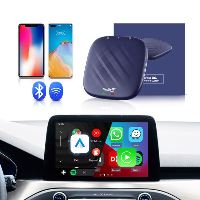 Carlinkit 4+64GB Streaming Box Carplay Wireless Android Auto 13 Carplay Ai Box Smart Multimedia Dongle Portable Carplay