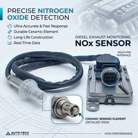 Sensor de NOx TB de 24V de Alta Resistencia 5WK96761 4359309 para Cummins ISX Tier 4 EPA 2014-2024, Sistema de Posttratamiento de Gases de Escape