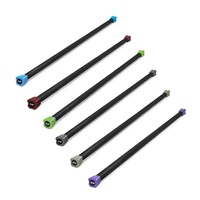 Barre d'exercice lestée en acier ABS pour femmes, pour la salle de sport à domicile, remise en forme, mise en forme du corps portable et exercices de yoga et de Pilates