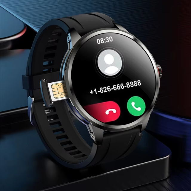 Business Men's Smart Watch IP67 Waterproof Magnetic Charging GPS with Calendar Support SIM Card Android 1.75 Inches