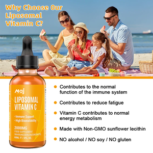 Oem פרטי תווית liposomal 2000 מ ג ויטמין c טיפות ספיגה גבוהה ספיגה אוראלי חסינות & תוספת חמצון למבוגרים - Product Image 3
