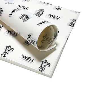 Emballage alimentaire en papier résistant à la graisse avec impression de logo personnalisée pour les sandwichs, les burgers, les gâteaux, le pain et les biscuits - Product Image 1