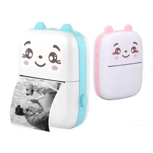 Mini Portable Printer Photo Picture Office Receipt QR Code Label List Note Pocket Thermal Printer Wireless Smart Inkless Printer