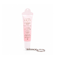 Tube souple en PP vide de 10 ml, personnalisé, spécial, avec applicateur et chaîne, pour baume à lèvres, brillant à lèvres et rouge à lèvres liquide