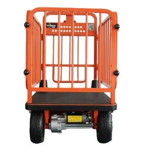 Chariot à plate-forme à main électrique d'une capacité maximale de 300kg avec une puissance de moteur de 300W pour les opérations de <span class=keywords><strong>transport</strong></span> de marchandises industrielles - Product Image 1
