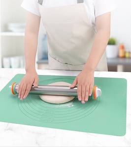 Ensemble de <span class=keywords><strong>tapis</strong></span> de cuisson en silicone perforé <span class=keywords><strong>Silpat</strong></span>, réutilisables, personnalisés, carrés, ronds, ovales, antidérapants, noirs, pour pain et pâtisserie - Product Image 2