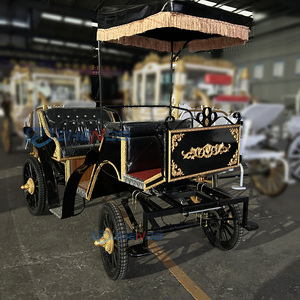 China Electric Horse Drawn Carriage Romantic Electric Manned Sightseeing Carriage Tourist Sightseeing Horse Carriage - Product Image 3